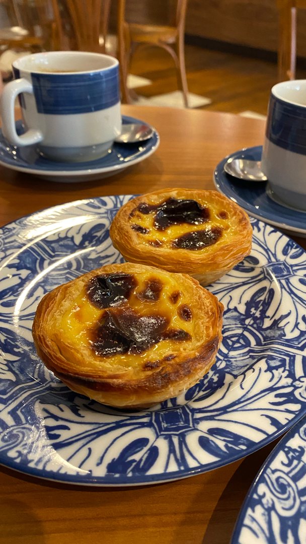 Pastéis de Belém e sobremesas tradicionais da Taberna do Portuga